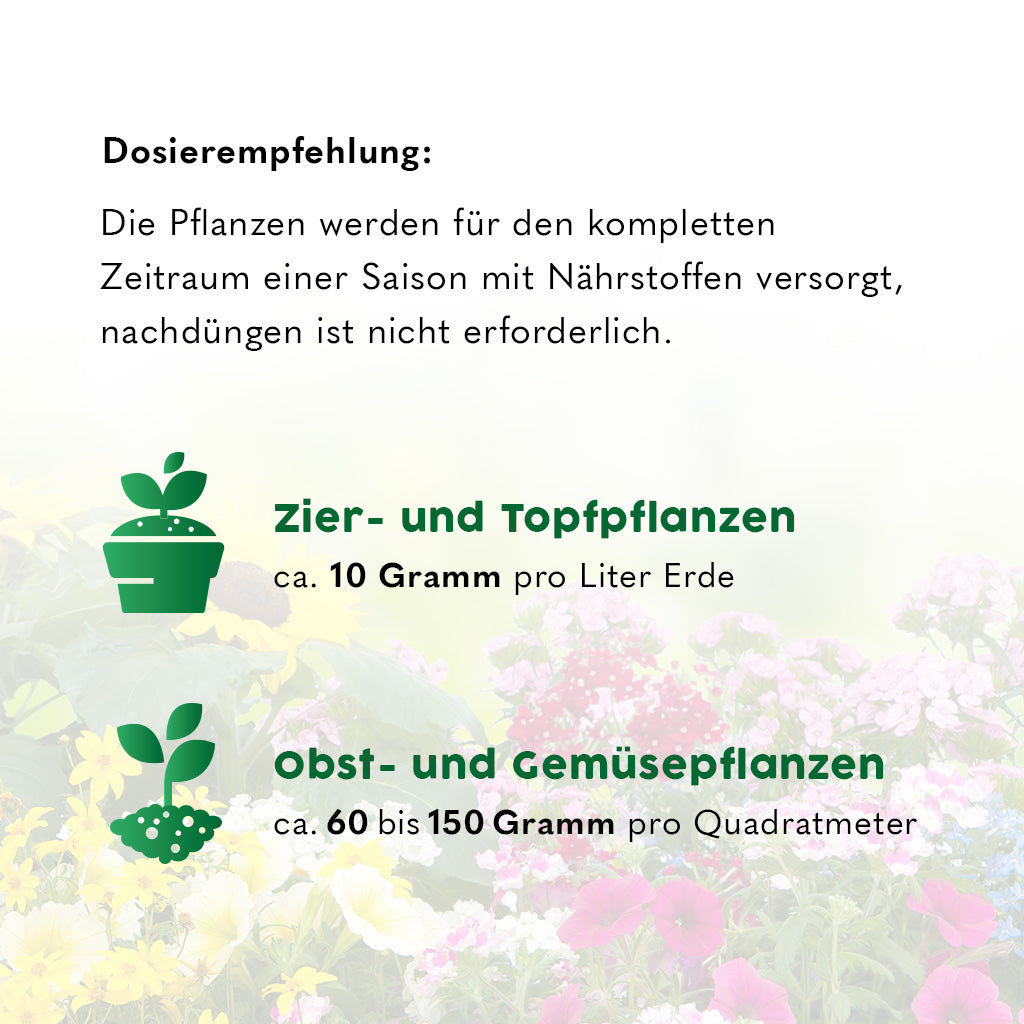 Floraveda Schafswolldünger – Natürlicher Langzeitdünger mit Wasserspeicher
