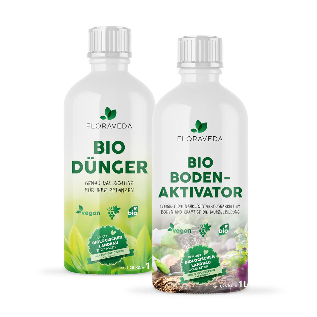 Spar-Set: Bio Dünger + Bio Bodenaktivator